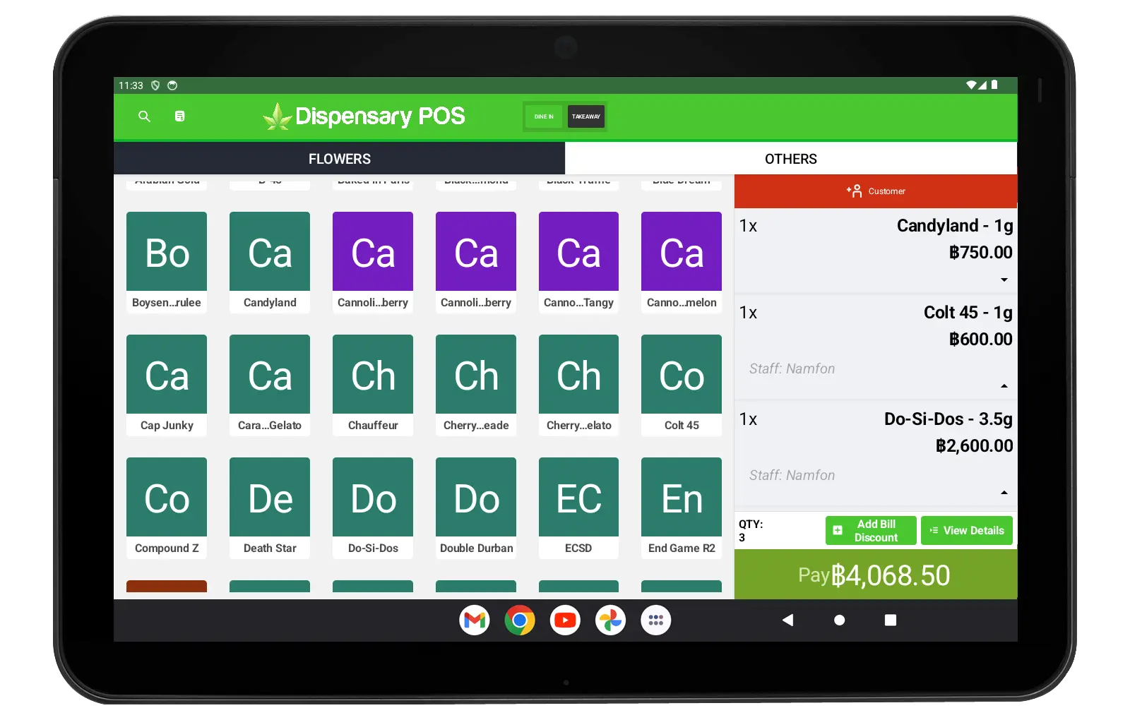 Free Dispensary POS - Android POS Application in Thailand