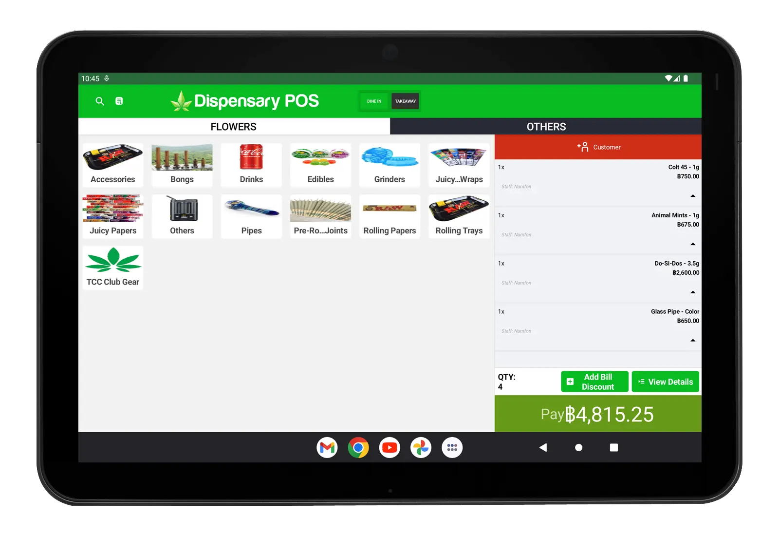 Free Dispensary POS - Android POS Application in Thailand